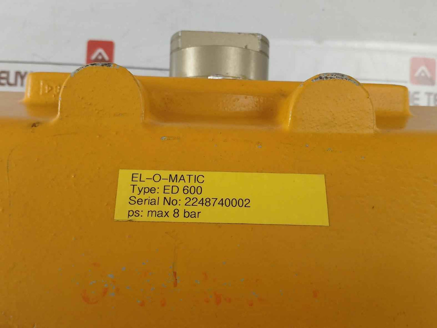 El-o-matic Pneumatic Actuator Max 8 Bar Part No: Ed 600
