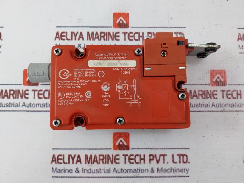 Elan Tzm 230 Vac Schmersal Sicherheitsschalter Iec 947 / En 60947
