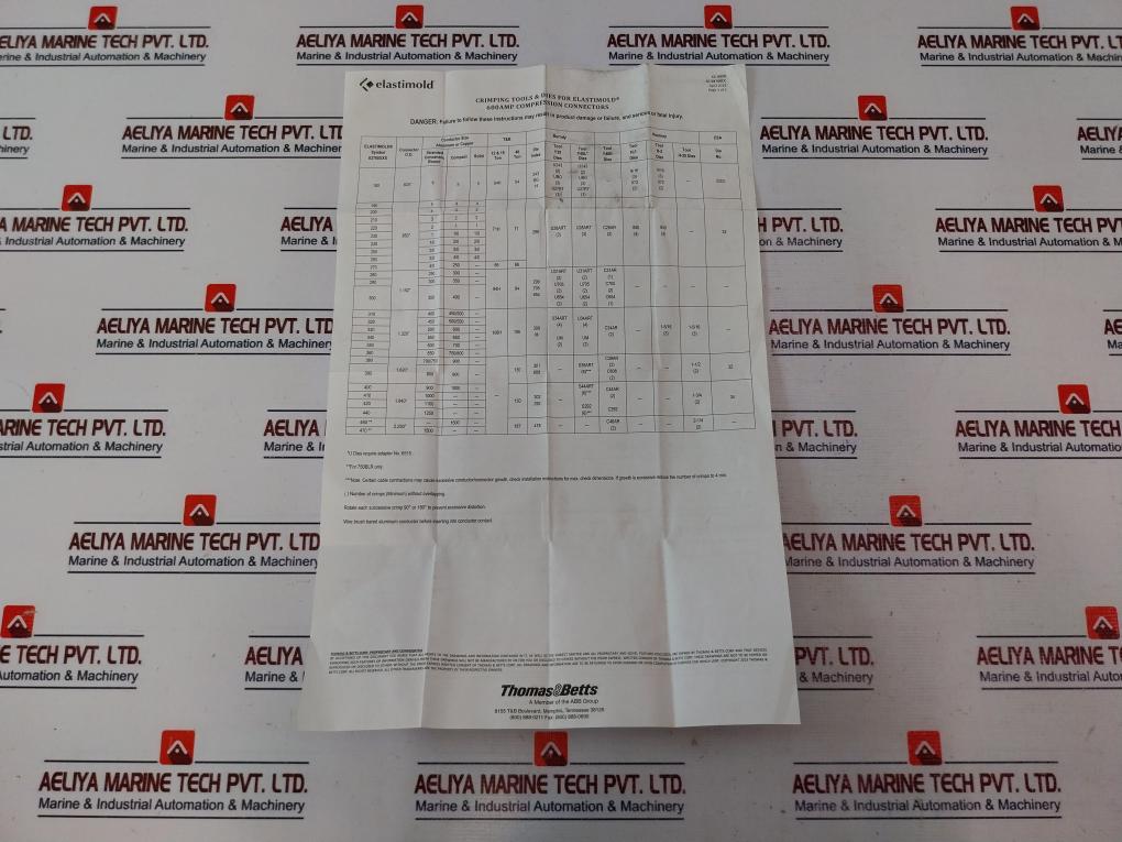 Elastimold 03700300 350MCM Compression Lug Connectors 03700300-CS2013