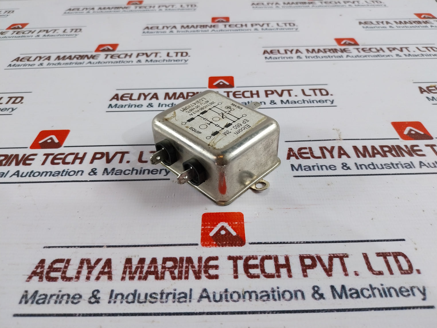 Elcom EP 660-3M EMI Filter 250 VAC/50 Hz/3A