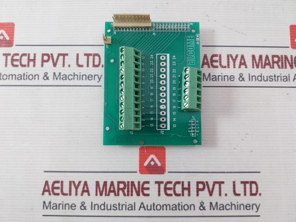 Elcome Eispl4075 Terminal Block Circuit Board