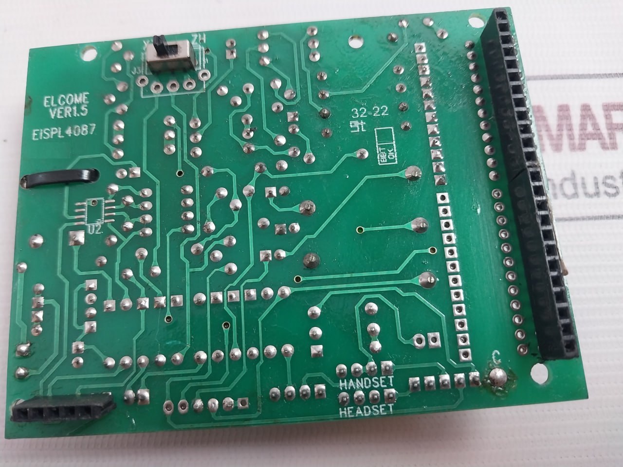 Elcome Eispl4087 Printed Circuit Board Ver 1.5 El4087