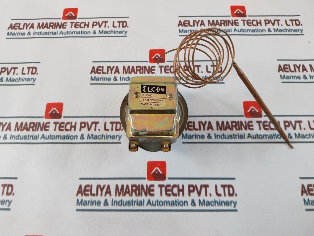 Elcon 50-300°C Thermostat 15Amp 230/250Vac
