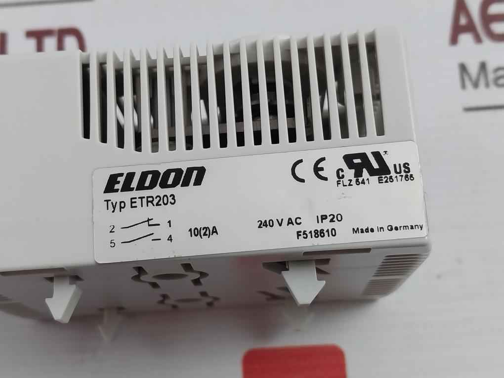 Eldon Etr203 Dual Thermostat Unit 0 To 60˚C 240Vac