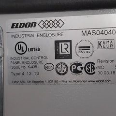 Eldon Mas0404021R5 Generation System Revision 1705