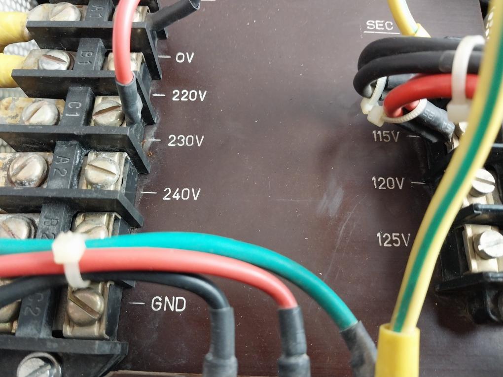 Elec-lab 3.5 Kva Step Down Transformer 230Vac 115V Ac/30A 0-50A 50/5A