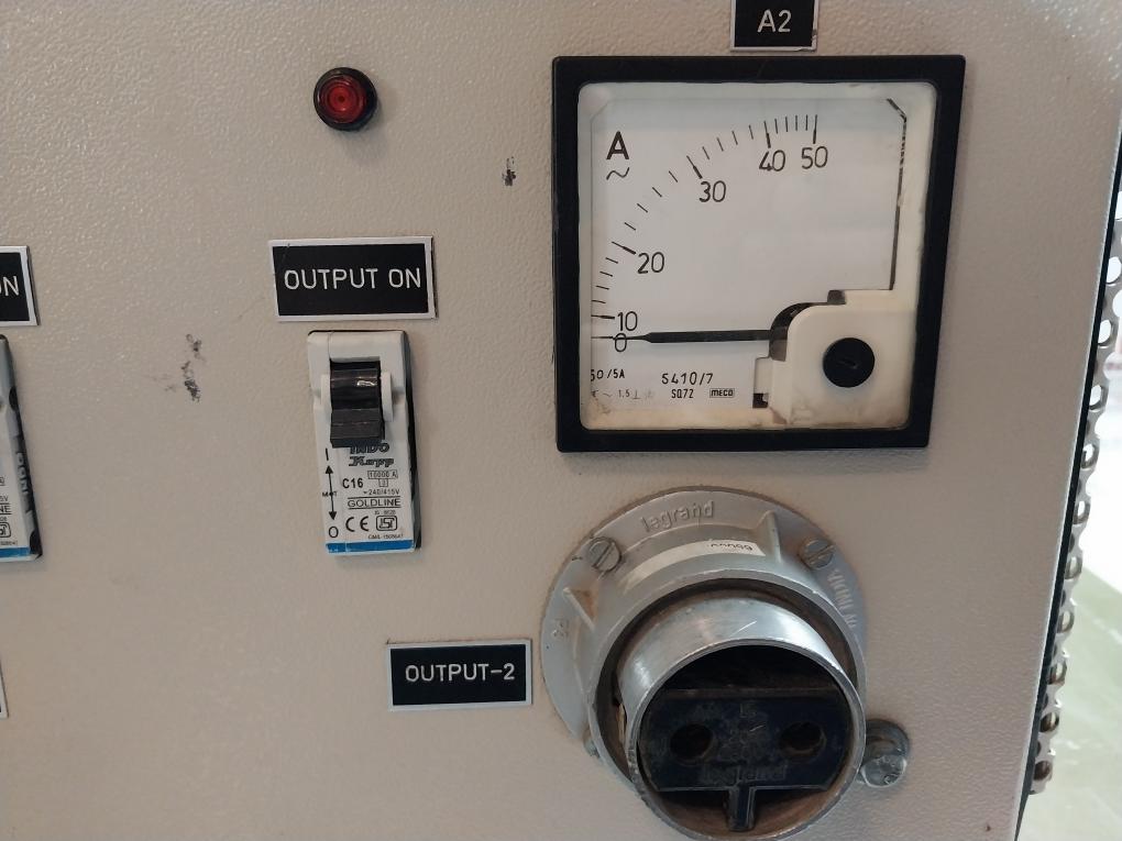 Elec-lab 3.5 Kva Step Down Transformer 230Vac 115V Ac/30A 0-50A 50/5A