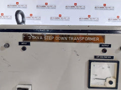 Elec Lab Step Down Transformer 3.5Kva 230Vac 115Vac 30A