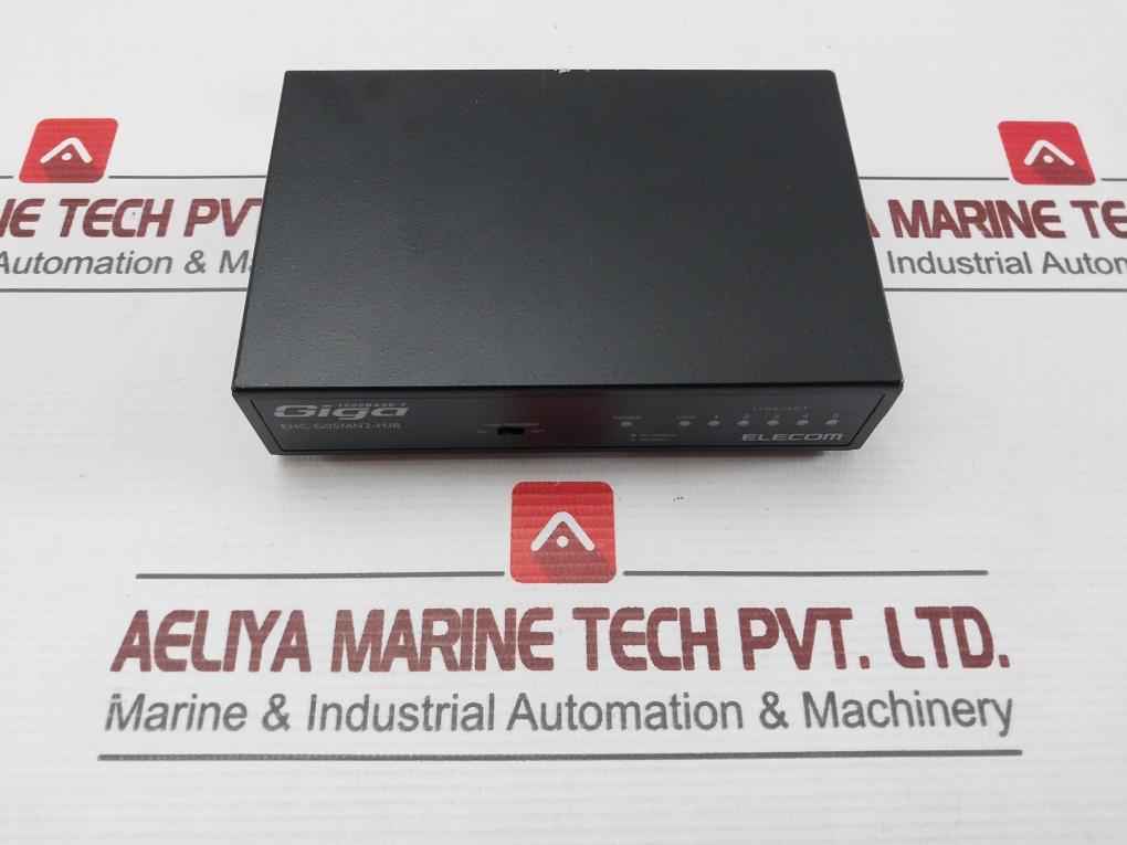 Elecom Ehc-g05Mn2-hjb Switching Hub 3.0W (Maximum) Ac100-240V 50/60Hz