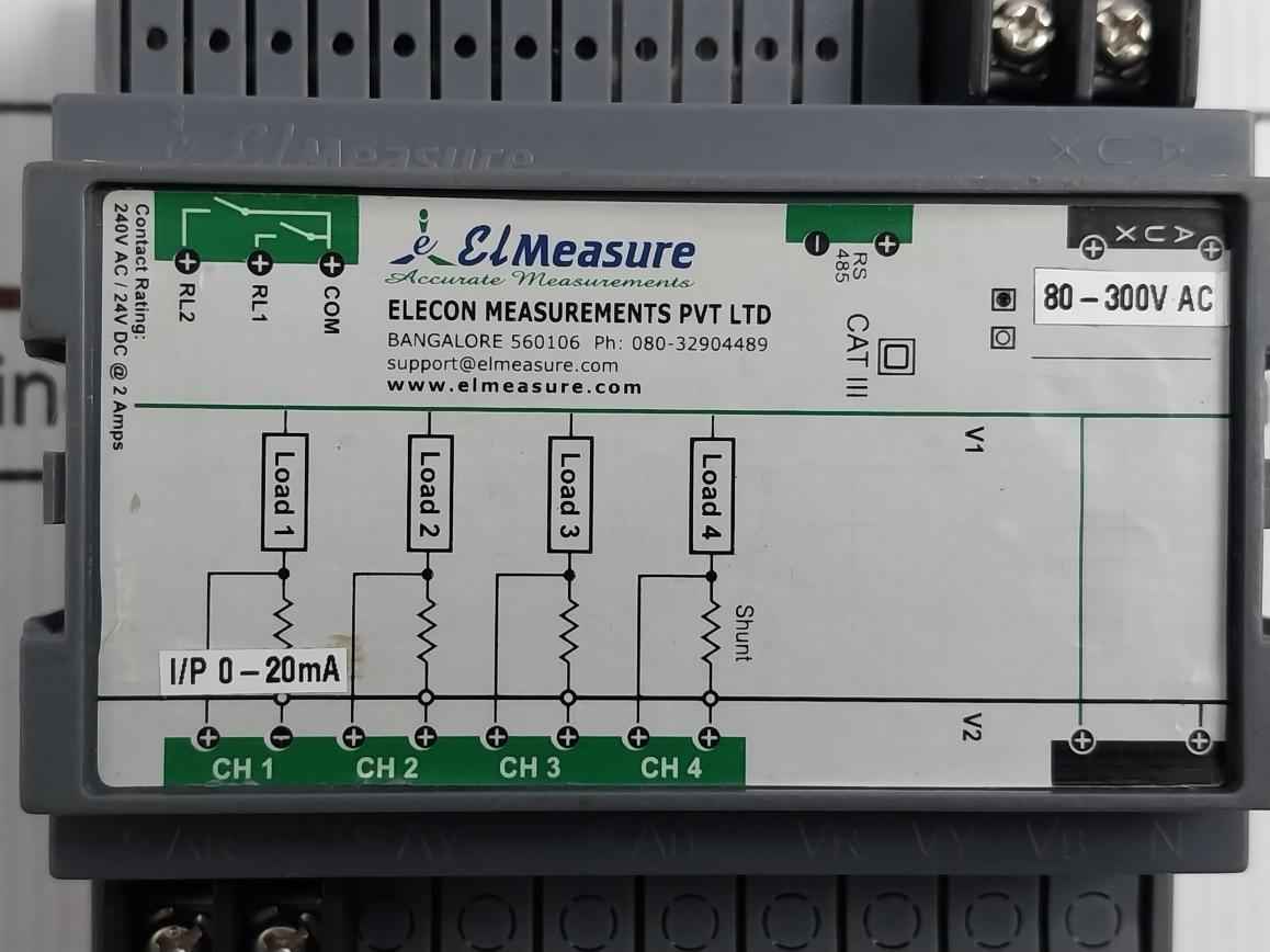 Elecon Measurements Alpha+rpm Elmeasure Digital Micro Rpm Meter I/p 0-20ma