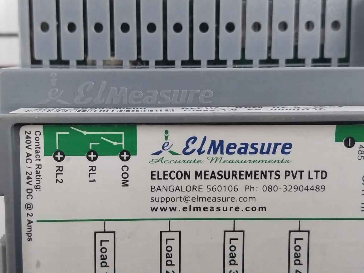 Elecon Measurements Alpha+rpm Elmeasure Digital Micro Rpm Meter I/p 0-20ma