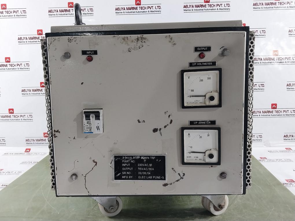 Elect Lab 3.5Kva Step Down Transformer Unit 110V