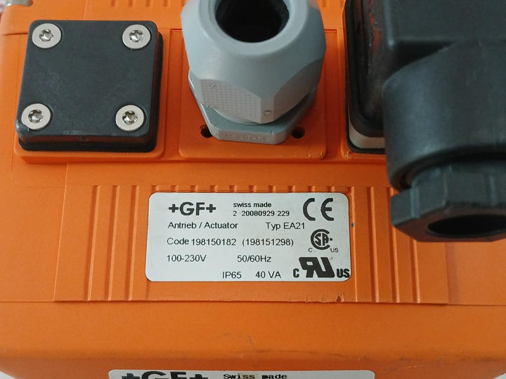 Electric Actuator 100–230V Ac 50/60Hz Georg Fischer Ea21/Pvc-u/Epdm