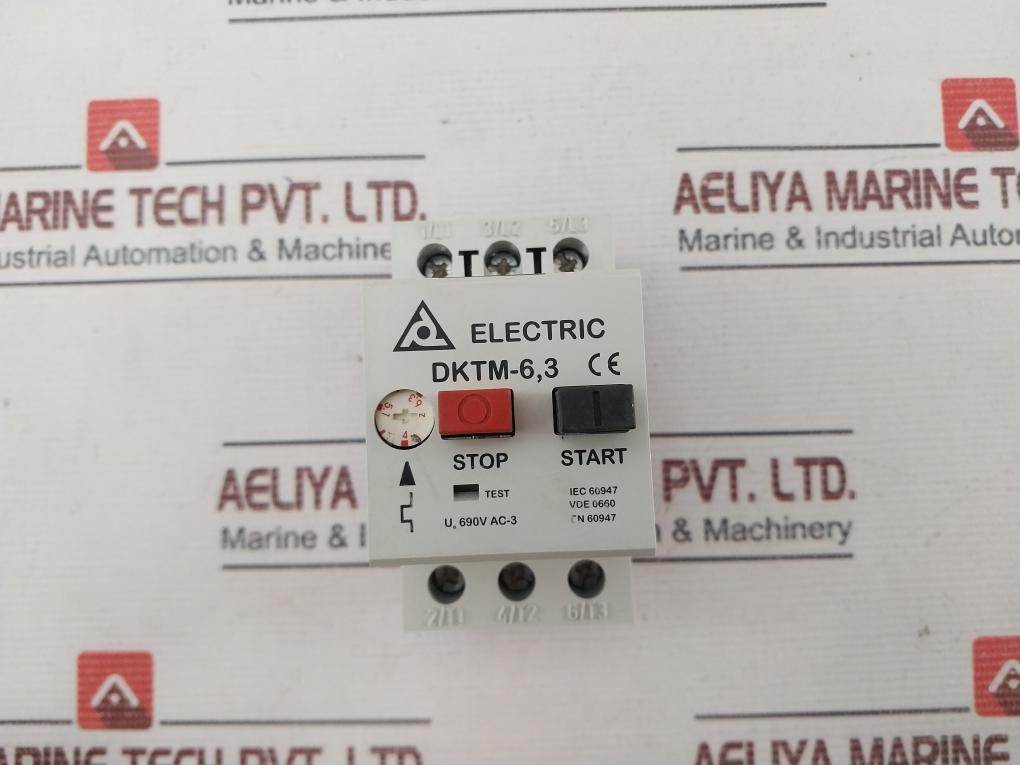 Electric Dktm-6,3 Manual Motor Starter 690V