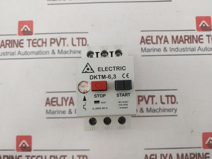 Electric Dktm-6,3 Manual Motor Starter 690V