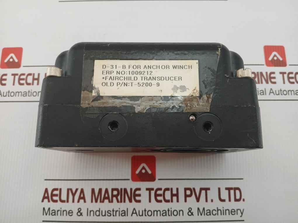 Electric Pneumatic Transducer T5200-90 Input: 1-9 Vdc Fairchild