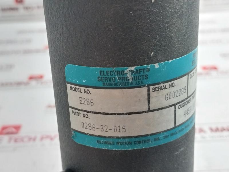 Electro-craft E286 Servo Motor 0286-32-015, 44591001 Revision: E
