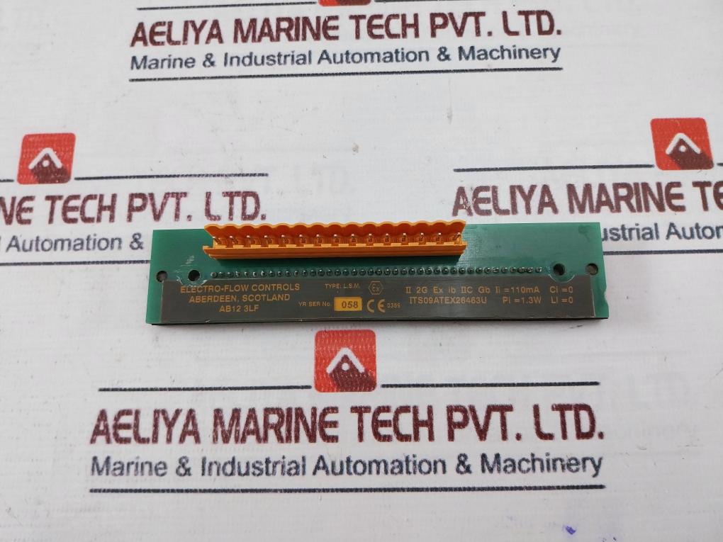 Electro-flow Controls L.S.M. Pcb Connectors Board