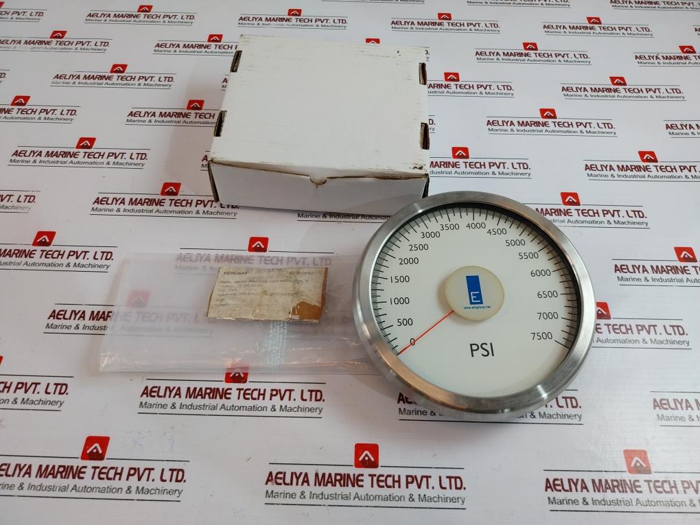 Electro-flow Controls M25X Analog Gauge 0-7500 Psi