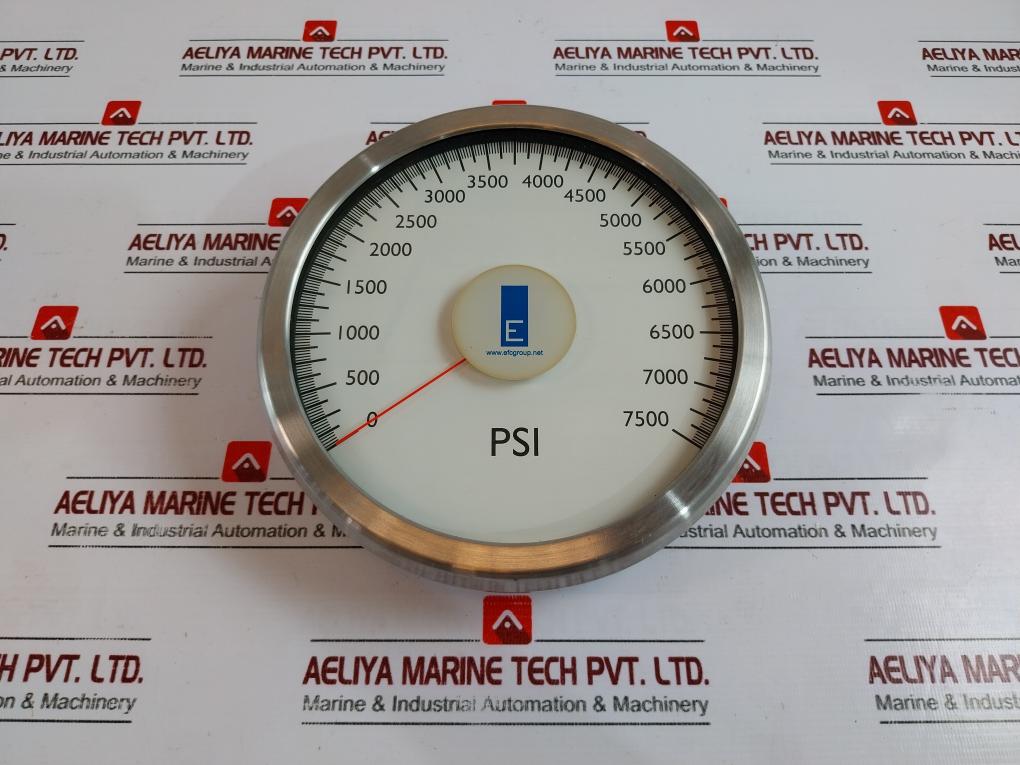 Electro-flow Controls M25X Analog Gauge 0-7500 Psi