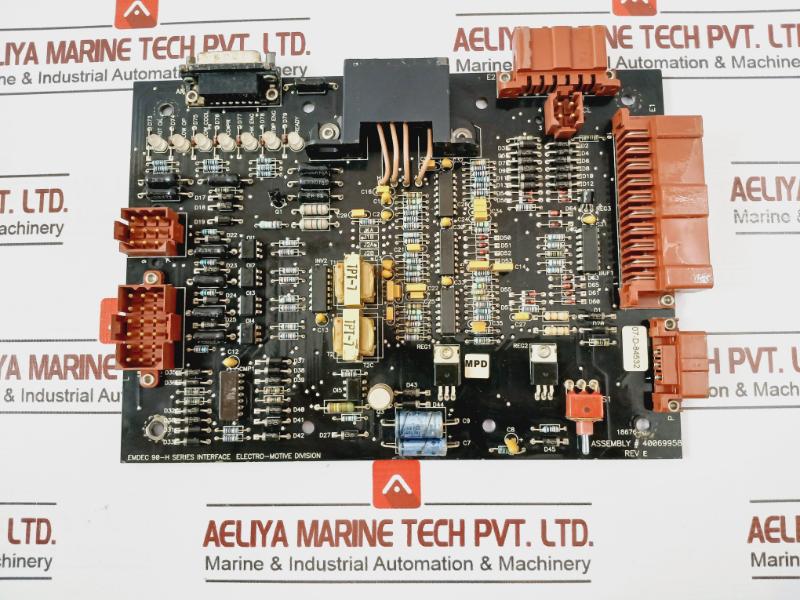 Electro-motive Emdec 90-h Series Interface Assembly Rev E 07-d-84532