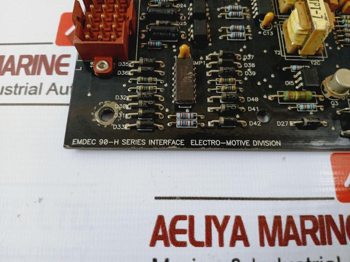 Electro-motive Emdec 90-h Series Interface Assembly Rev E 07-d-84532