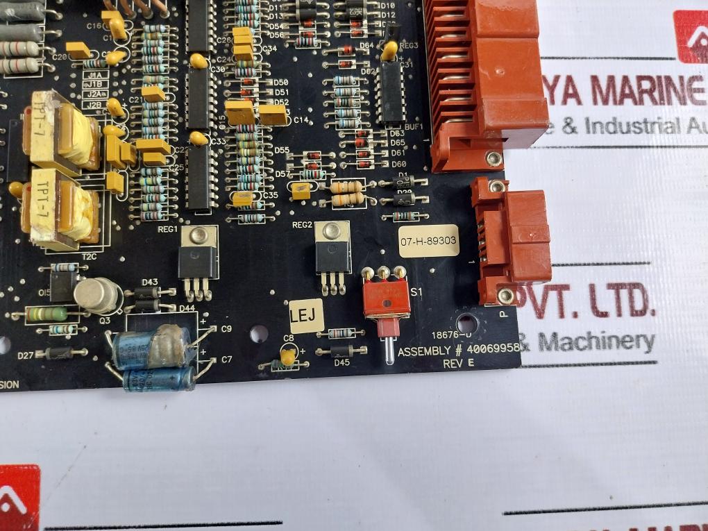 Electro-motive Emdec 90-h Series Interface Assembly #40069958 Rev.E