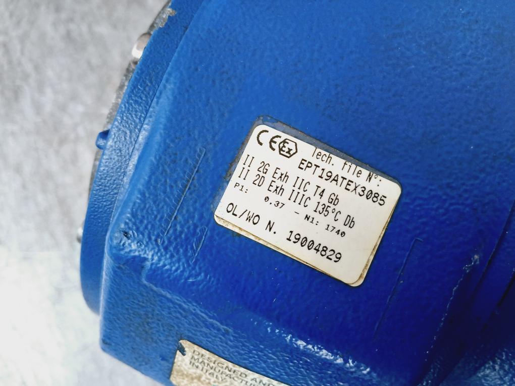 Electro Adda 3~FT3A71-4 3-Phase Motor with GearBox EPT19ATEX3085