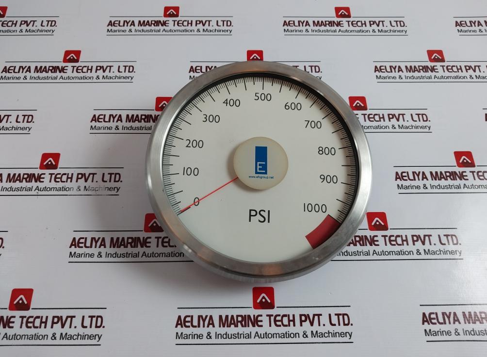 Electro Flow Controls Group 0-1000 Psi Analogue Gauge M25X