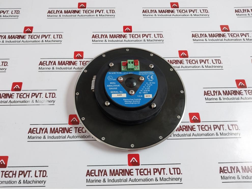 Electro Flow Controls Group 0-1000 Psi Analogue Gauge M25X