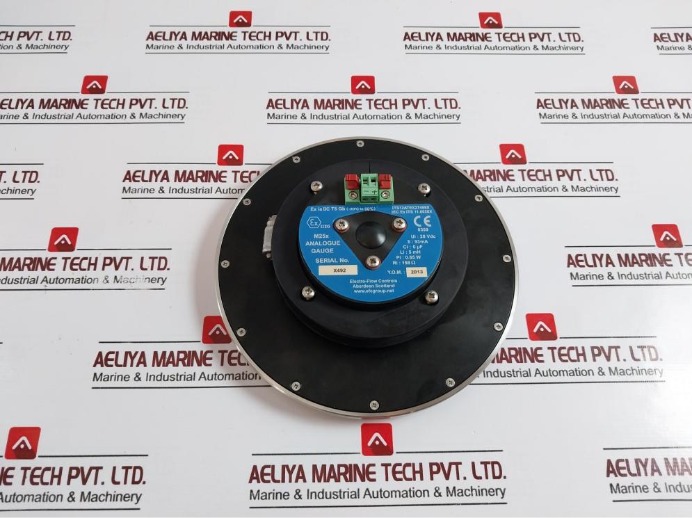 Electro Flow Controls Group 0-10000 Psi Analogue Gauge M25X Iec Ex Its 11.0028X