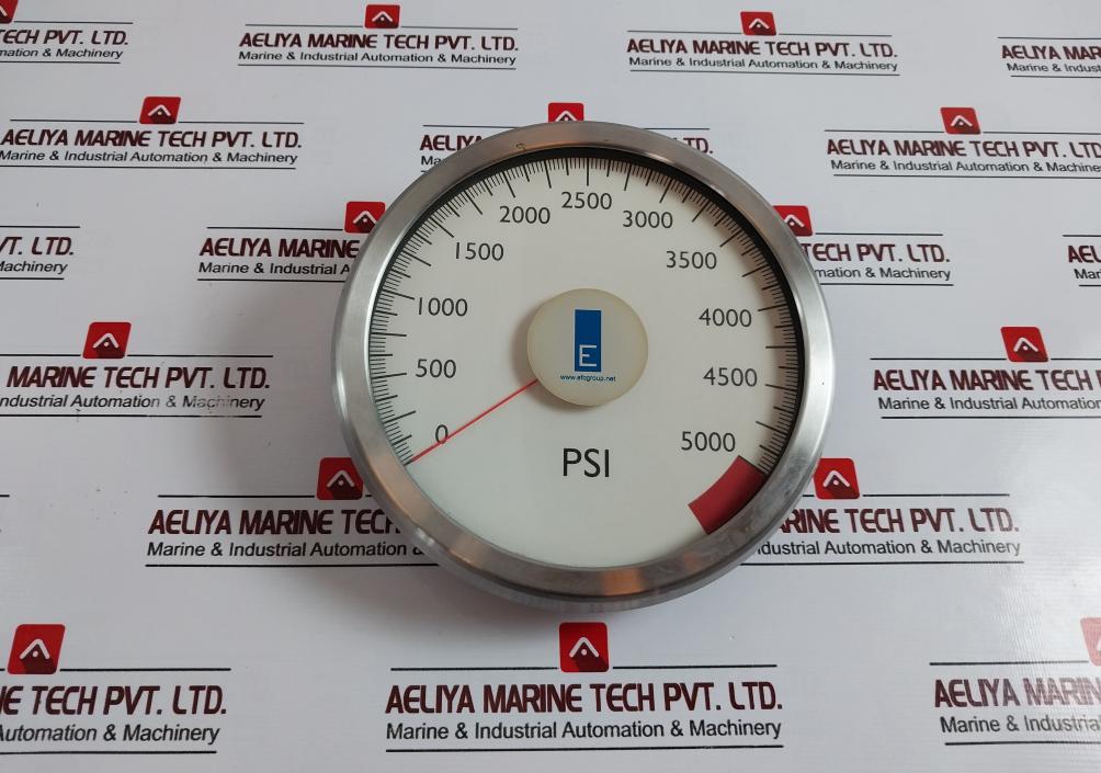 Electro Flow Controls Group 0-5000 Psi Analogue Gauge