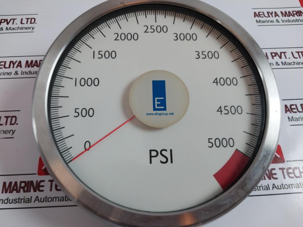 Electro Flow Controls Group 0-5000 Psi Analogue Gauge