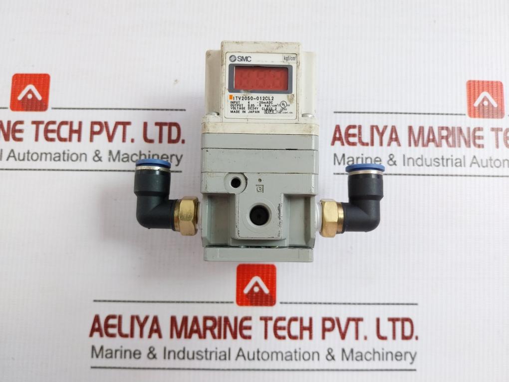 Electro Pneumatic Regulator Dc 24V Output 0.05-9 Kgf/Cm2 Smc Itv2050-012Cl2