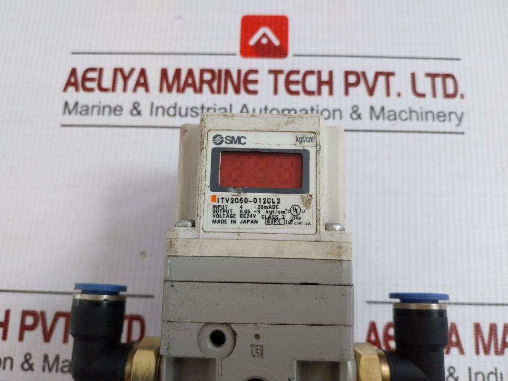 Electro Pneumatic Regulator Dc 24V Output 0.05-9 Kgf/Cm2 Smc Itv2050-012Cl2