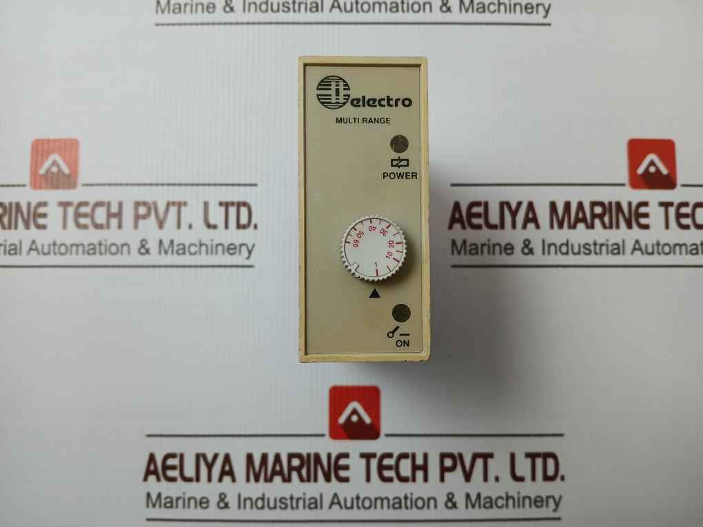 Electro T2M Multi Range Timer With Base 220Vac 1-60Sec