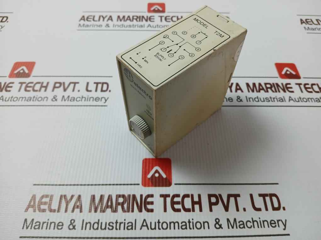 Electro T2M Multi Range Timer With Base 220Vac 1-60Sec