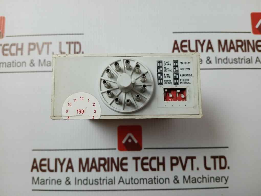 Electro T2M Multi Range Timer With Base 220Vac 1-60Sec