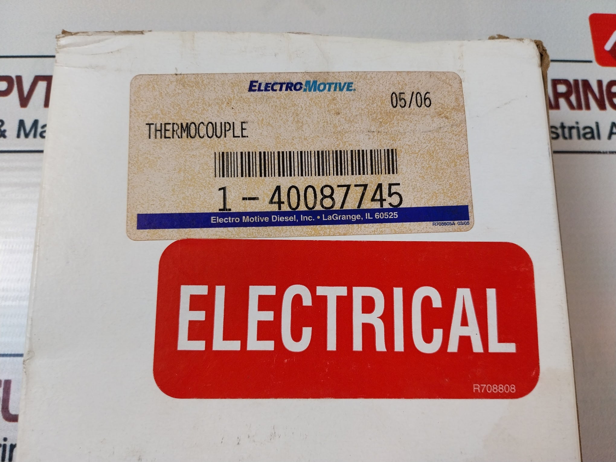 Electro Motive 1-40087745 Thermocouple AF1129501 R708808
