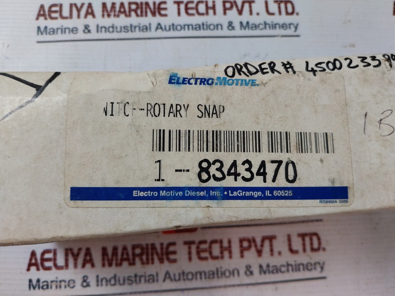Electro Motive Diesel 8343470 Switch-rotary Snap 20A 600V