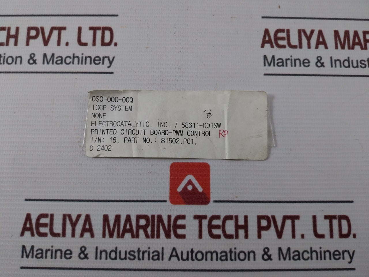 Electrocatalytic A1-81502 Control Pc Board 94V0 A1-81501 58611-001Sw Pc1