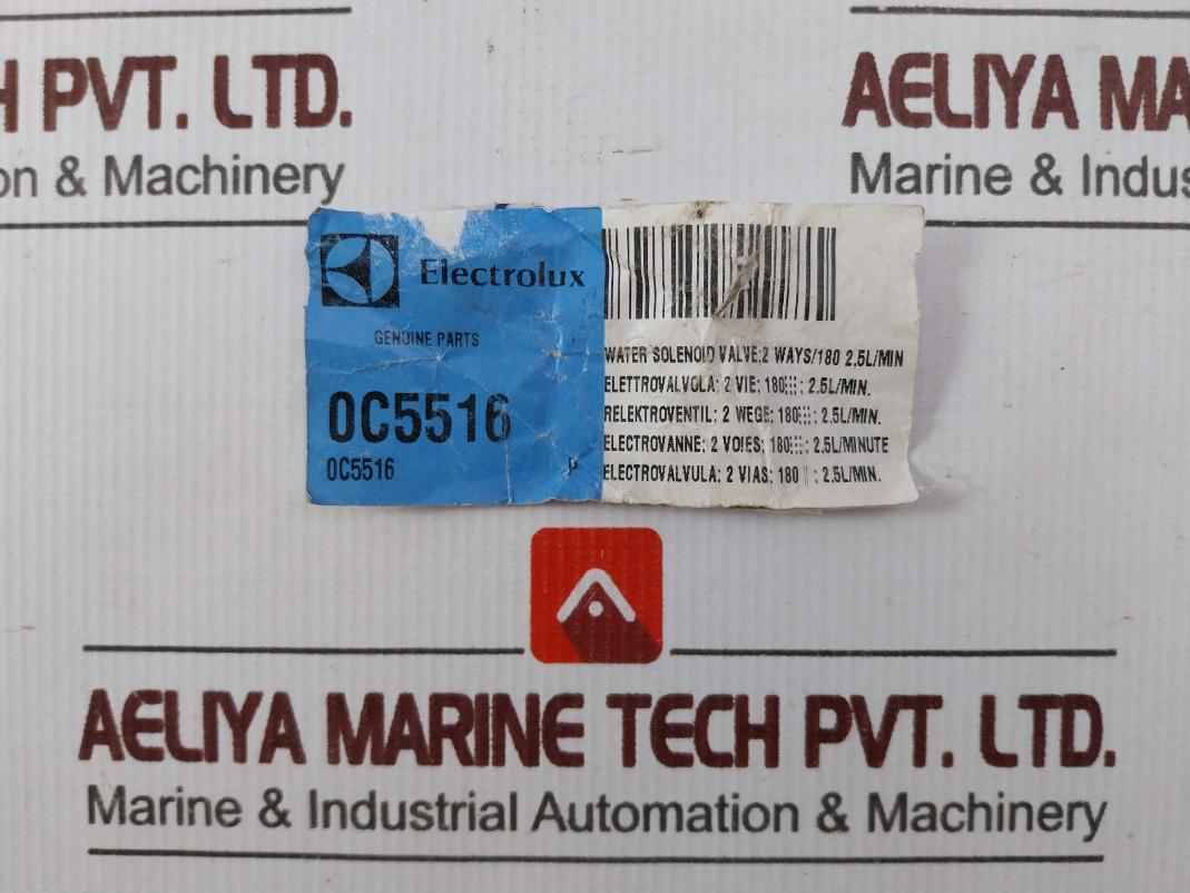 Electrolux 0C5516 Water Solenoid Valve 2 Ways/180 2,5L/Min