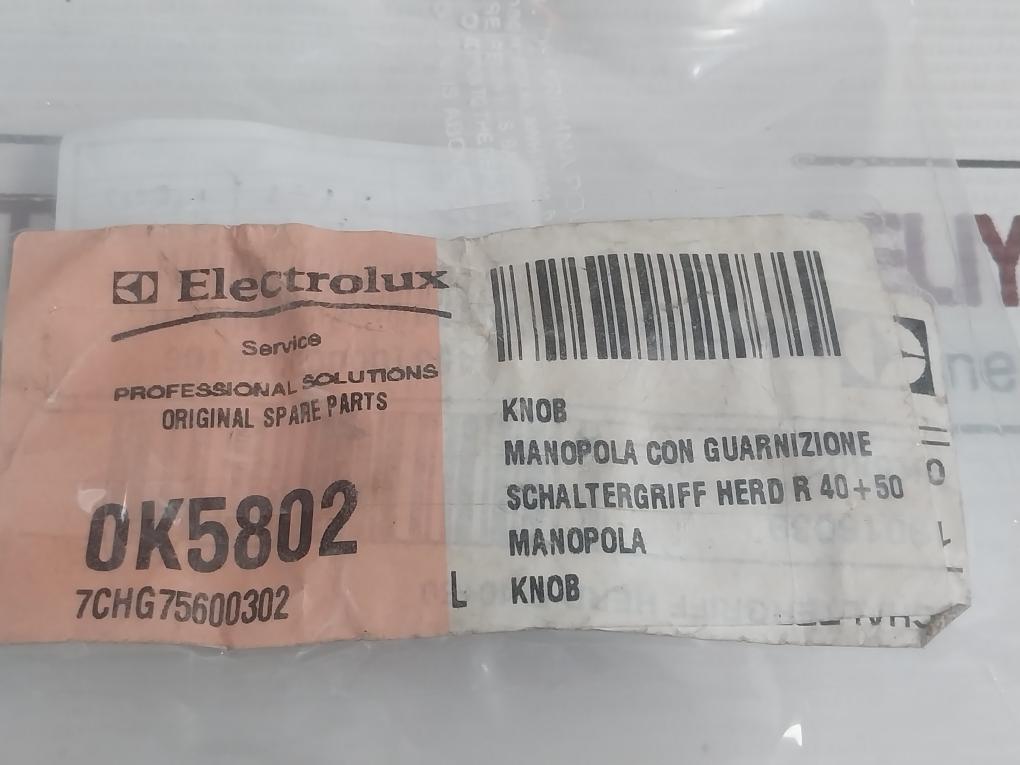 0K5802 Stove Switch Handle R40 + 50 Electrolux