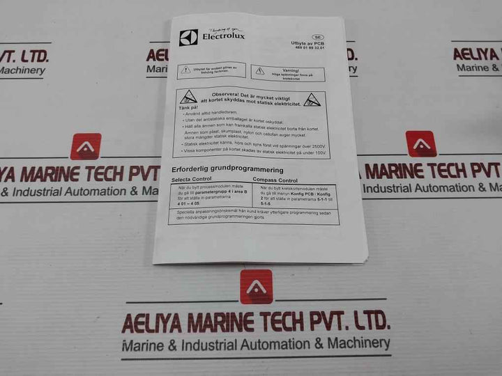 Electrolux 472992016 Pcb Assembly Cpu Unit With Sw