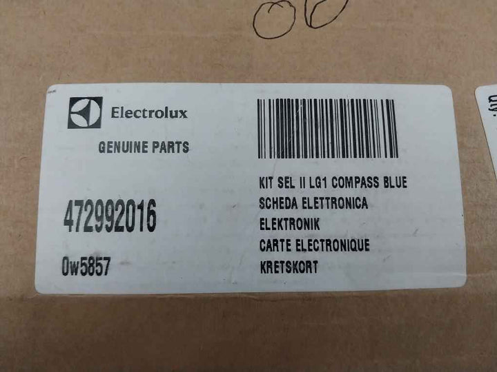 Electrolux 472992016 Pcb Assembly Cpu Unit With Sw