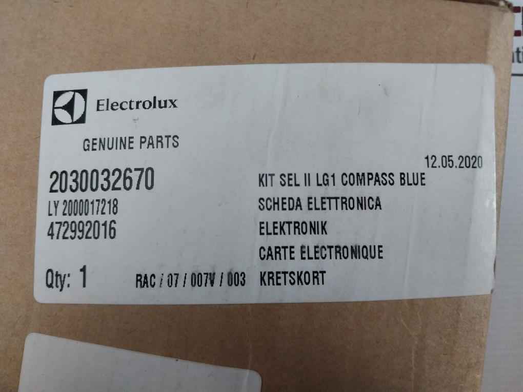 Electrolux 472992016 Pcb Assembly Cpu Unit With Sw