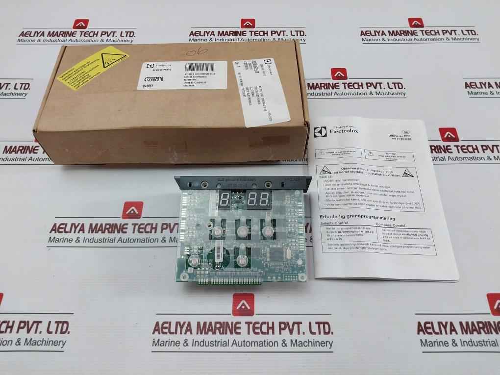 Electrolux 472992016 Pcb Assembly Cpu Unit With Sw