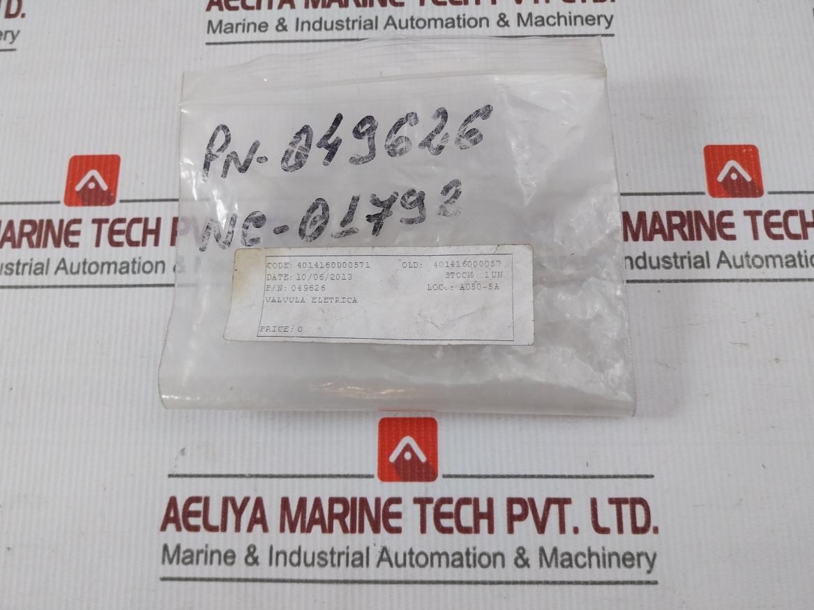 Electrolux 049626 Solenoid Valve