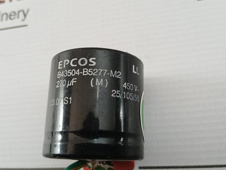 Electrolytic-Capacitor-B43504-B5277-M2-Epcos-450V-209976-6
