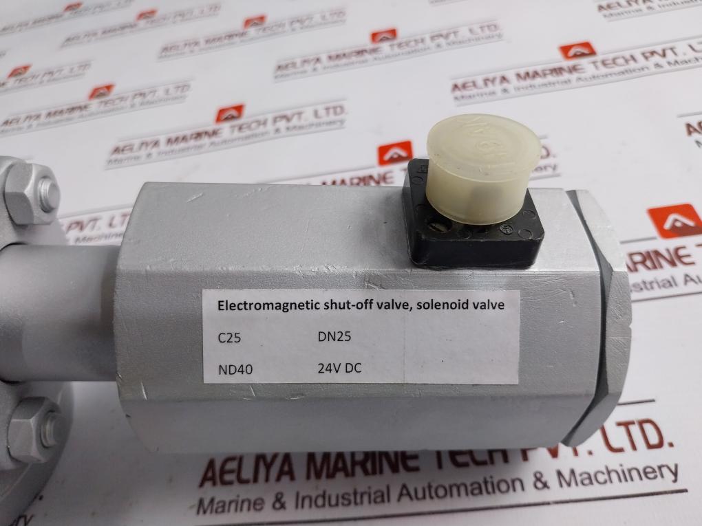 Electromagnetic Shut-off Solenoid Valve C25 Dn25 Nd40 24V Dc